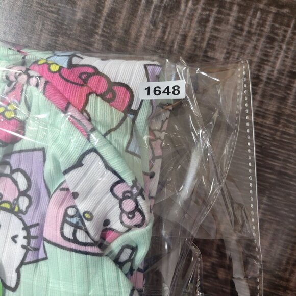 Hello Kitty Womens XL Sleep Shirt Pink Short Sleeve Graphic‎ Nightgown Lounge - Picture 8 of 8